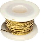 Stillwater Oval Ribbed Tinsel Gold